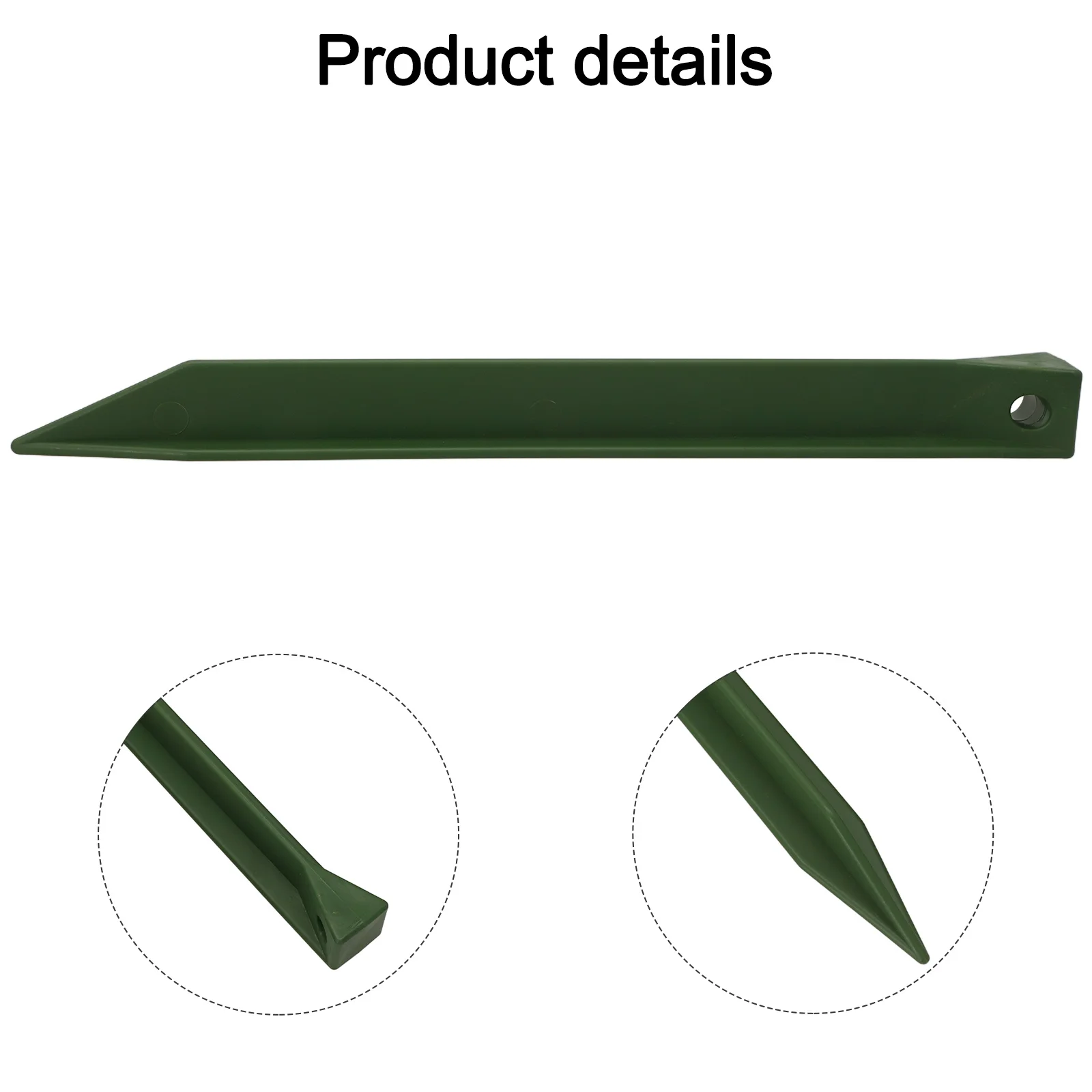 

Accessory Nylon Straps 25.5 * 9 * 4.4cm Garden Stakes Lightweight Long-Lasting Non-Slip Design Outdoor Organizing