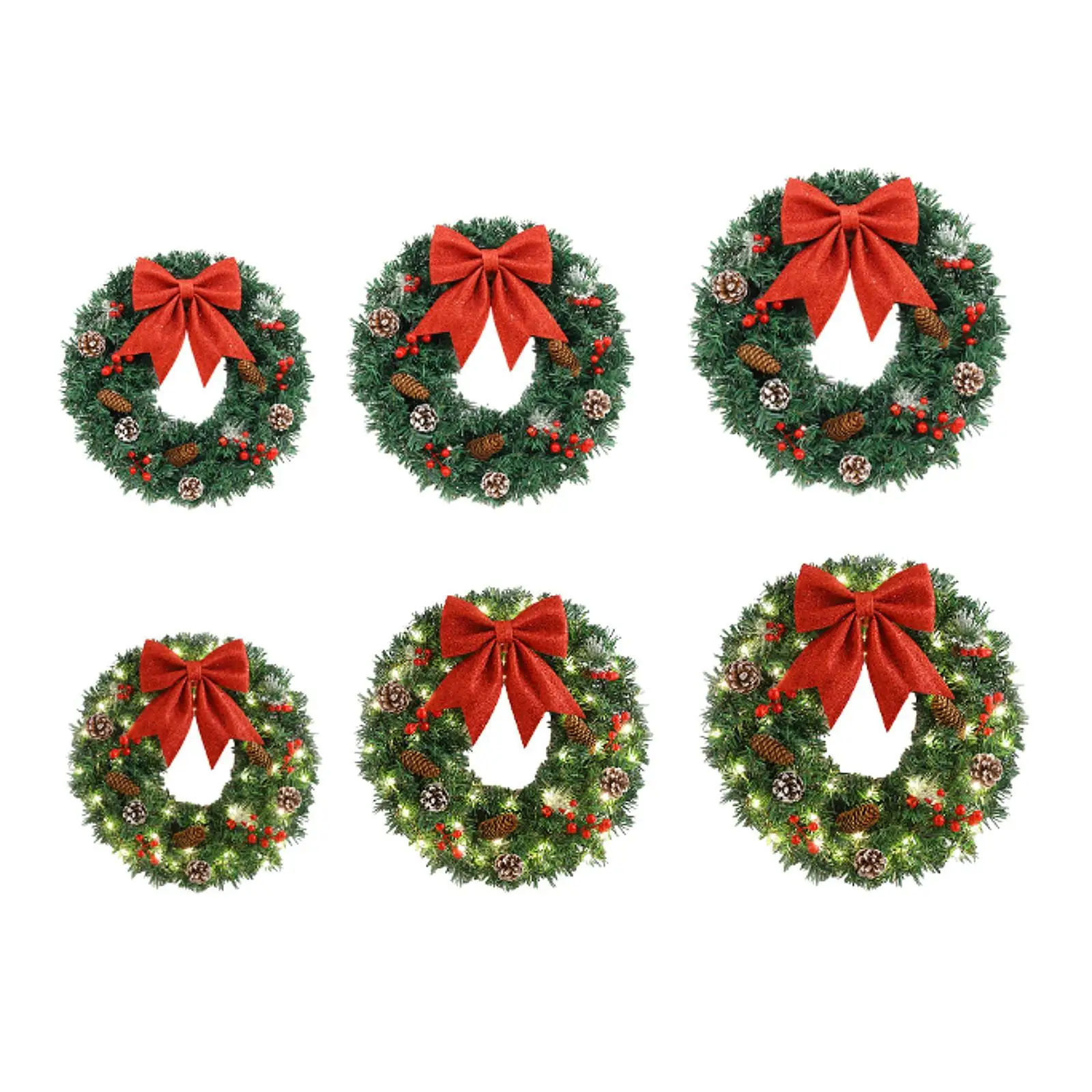 

Christmas Wreath Decoration Party Door Wreath for Window Front Door Outdoor