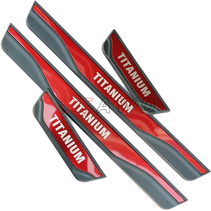 For Ford Escape 2013-2022 2023 Accessory Stainless Door Sill Kick Scuff Plate Guard Pedal Protector Trim Step Cover Car Styling