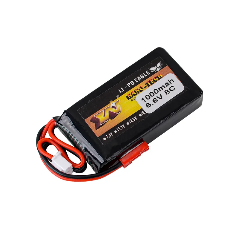 1/2 pz 1000mAh 8C 6.6V litio ferro LiFePO4 batteria per Mike MC6B MC6A 4PX 14SG 10J 4PV 4PLS modello di aeromobile telecomando