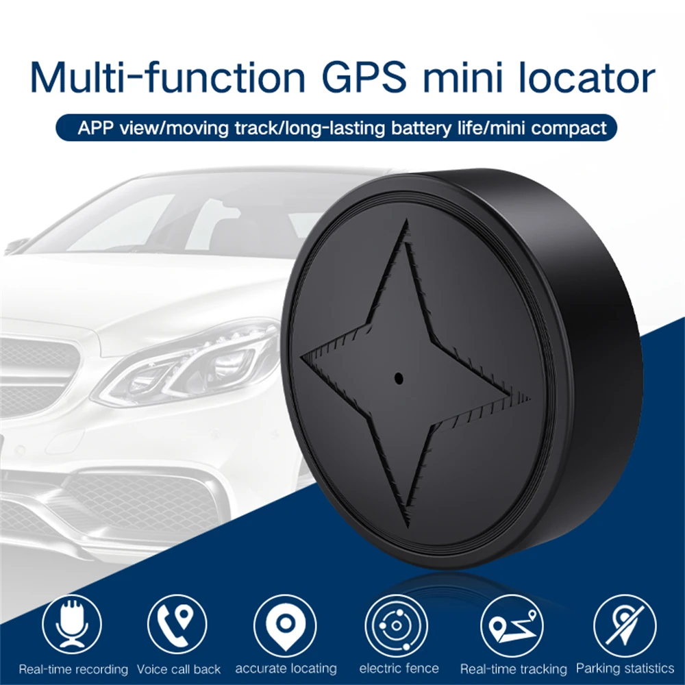 

GPS Tracker Strong Magnetic Car Vehicle Tracking Anti-lost Anti-theft Device Mini Portable Precise Positioning Locator Universal