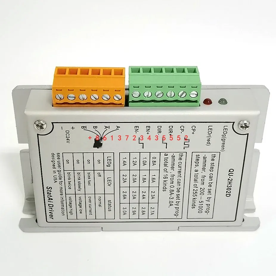 START QU-2H302D Driver motore passo-passo bifase Q-ProgA telecomando per 42 byg250a/B/C e Plasma Controlle