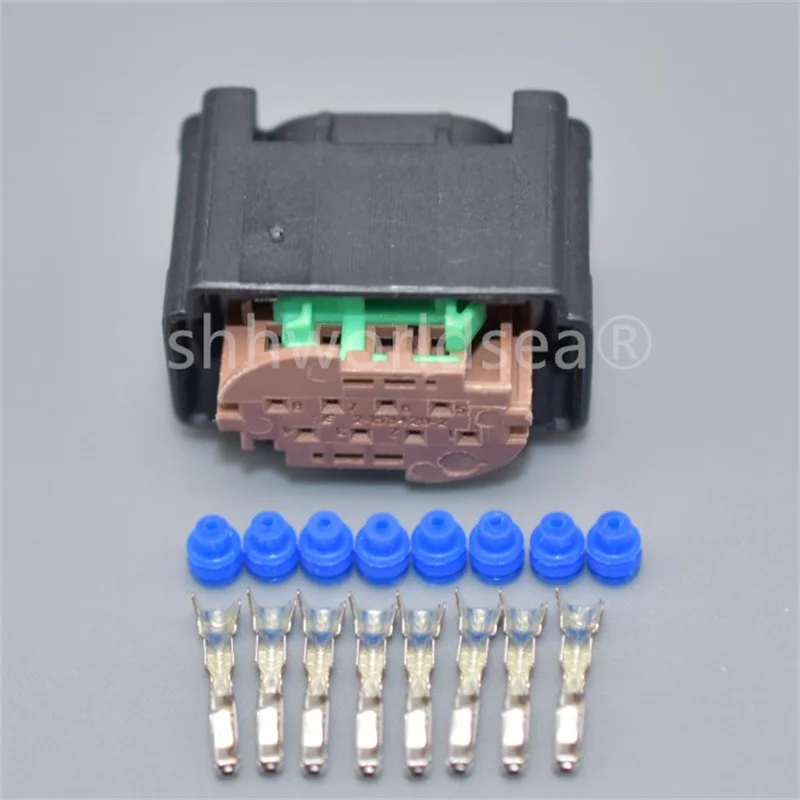 1 Set 8 Pin 1-1418552-1 1-1534229-1 1534229-1 4F0 972 708 Reverse Sensor Radar Cable Socket Automotive Connector For BMW BENZ