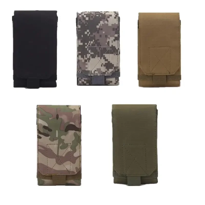 

Outdoor Camouflage Waist Bag Phone Holder Sport Belt Bag Case Waterproof Nylon Sport Hunting Camo Bags in Backpack