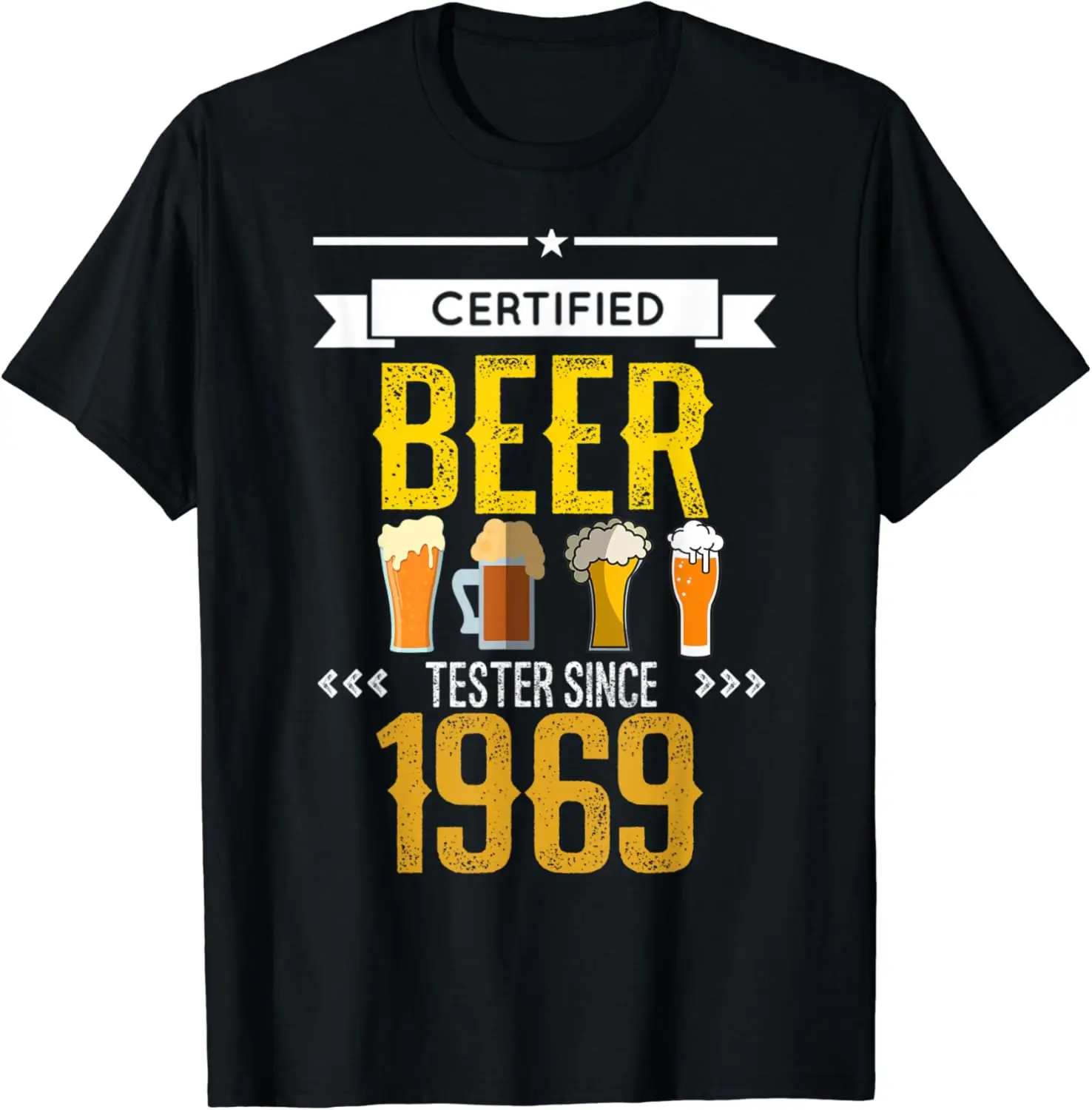 Fun Craft Beer Lover 1969 50th Birthday Gag Gift Party Idea T-Shirt