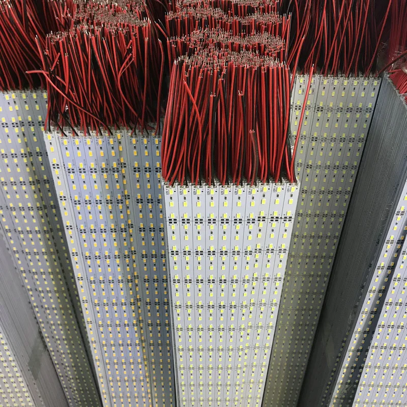 10 Buah 50Cm DC12v 24V 48V LED Strip Keras Batang Kaku 3000K Putih Alami 4000K Putih 6000K Toko Lightbox Kabinet Showcase Kabinet