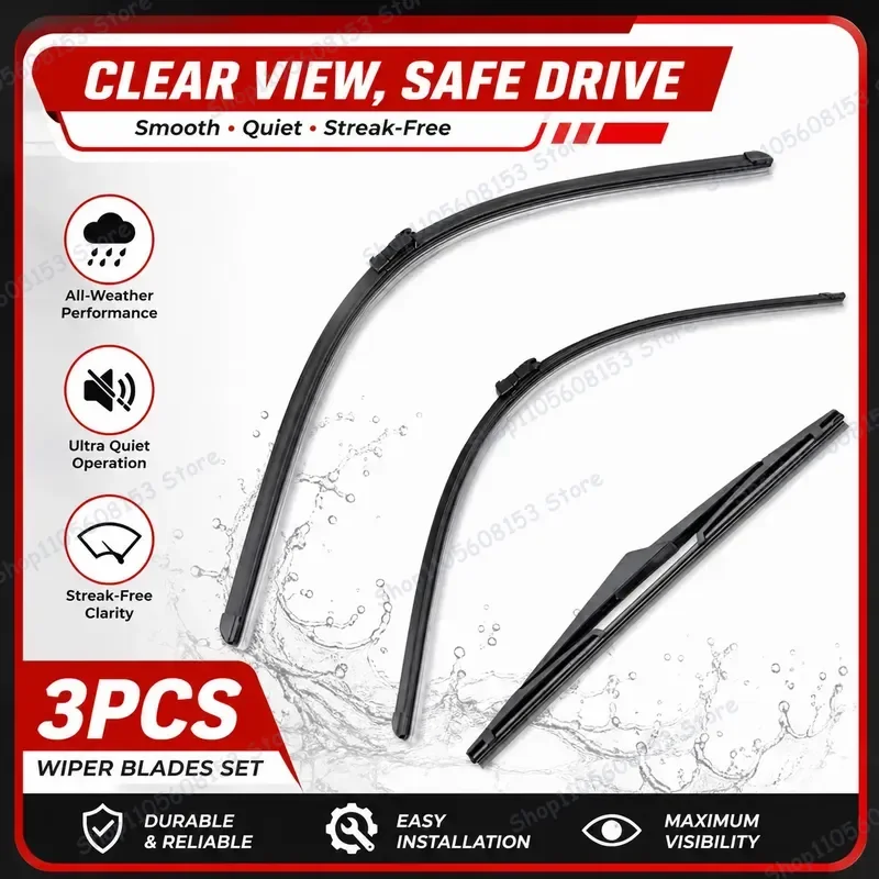 For FOX 2014-2019 Wiper Blades 24 Inch 16 Inch 11 Inch Replacement Windshield Wipers for SUV Truck Car All Weather