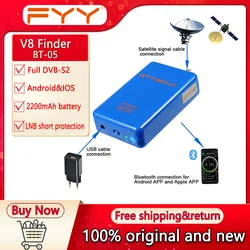 GTMEDIA V8 Finder BT05 Satfinder DVB S2 wizjer satelitarny dekodowanie wielu standardowych dla androida IOS cyfrowy Bluetooth HD Satfinder