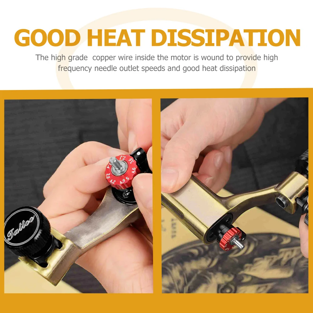 

Tattooing Machine Premium Zinc Alloy Rotary Motor Adjustable Design for Artists and Beginners Tattoo Supplies Tattoos Machine