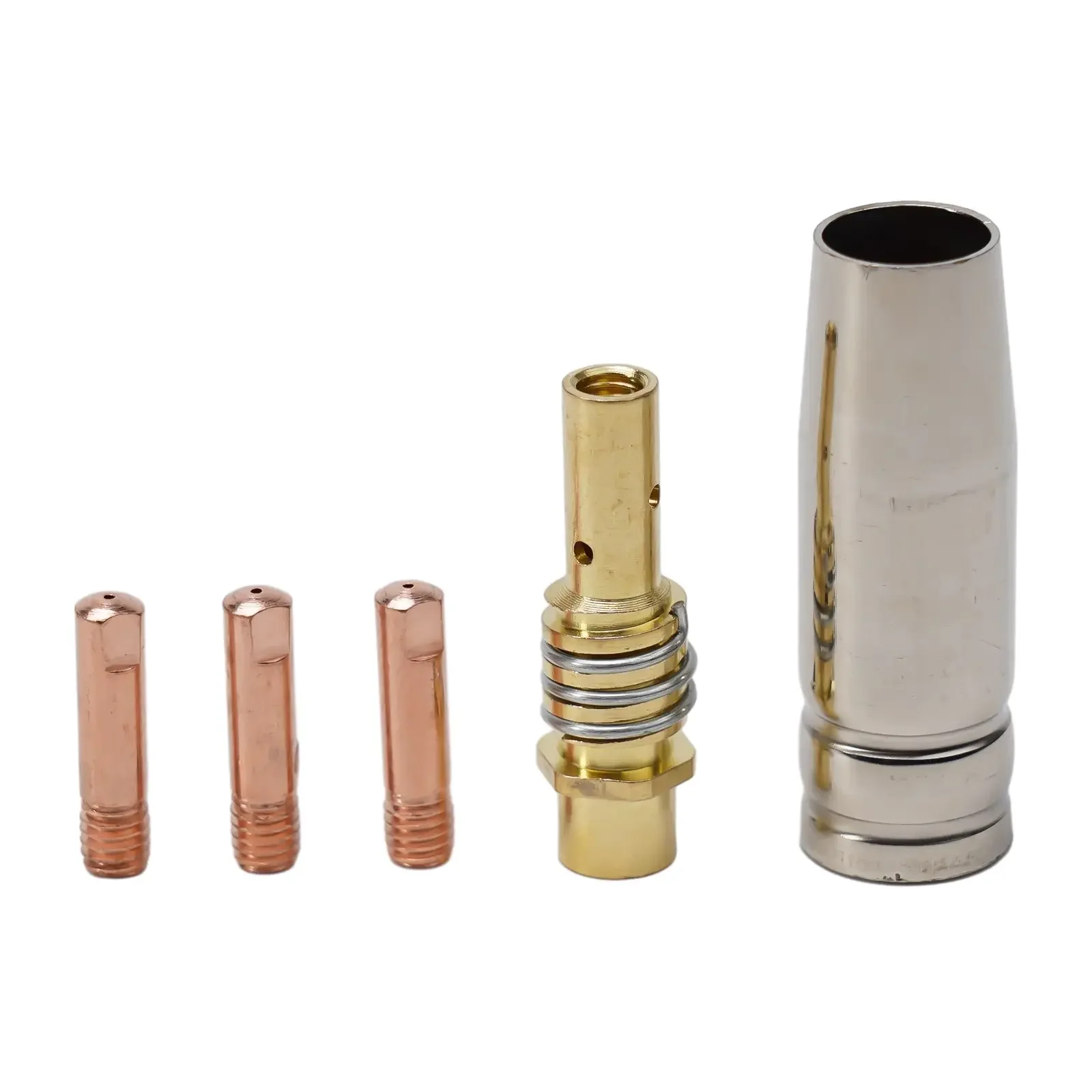 0.6/0.8/0.9/1.0/1.2mm MIG Welding MB15 15AK Contact Tip Guard Nozzle Tip Holder Conductive Tip For Riland Jasic Mitech Chiry