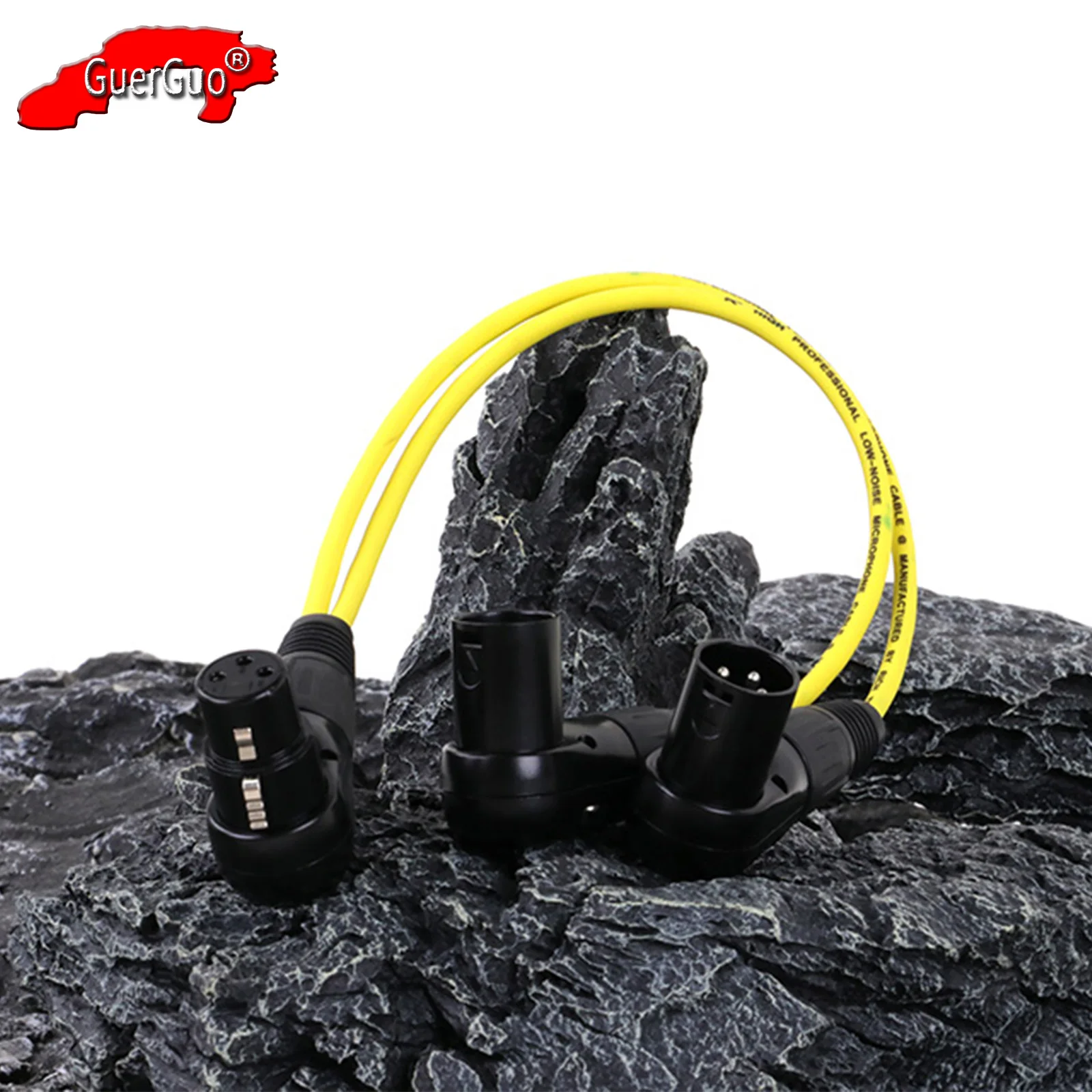 

XLR Splitter Cable Extension Cord Shielded Line 3Pin XLR Female to Dual 3Pin XLR Male Balanced MIC Audio for Amp Speaker Mixer