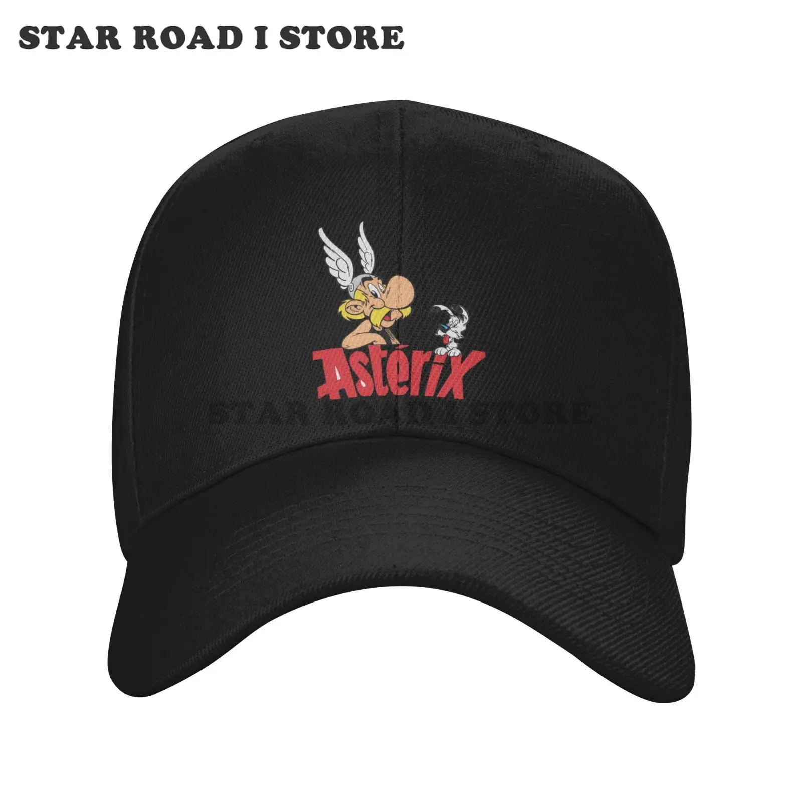 Punk Unisex Asterix und Obelix Jagd Trucker Caps Erwachsene verstellbare Baseballkappe für Männer Frauen Sport Snapback Caps Sommerhüte