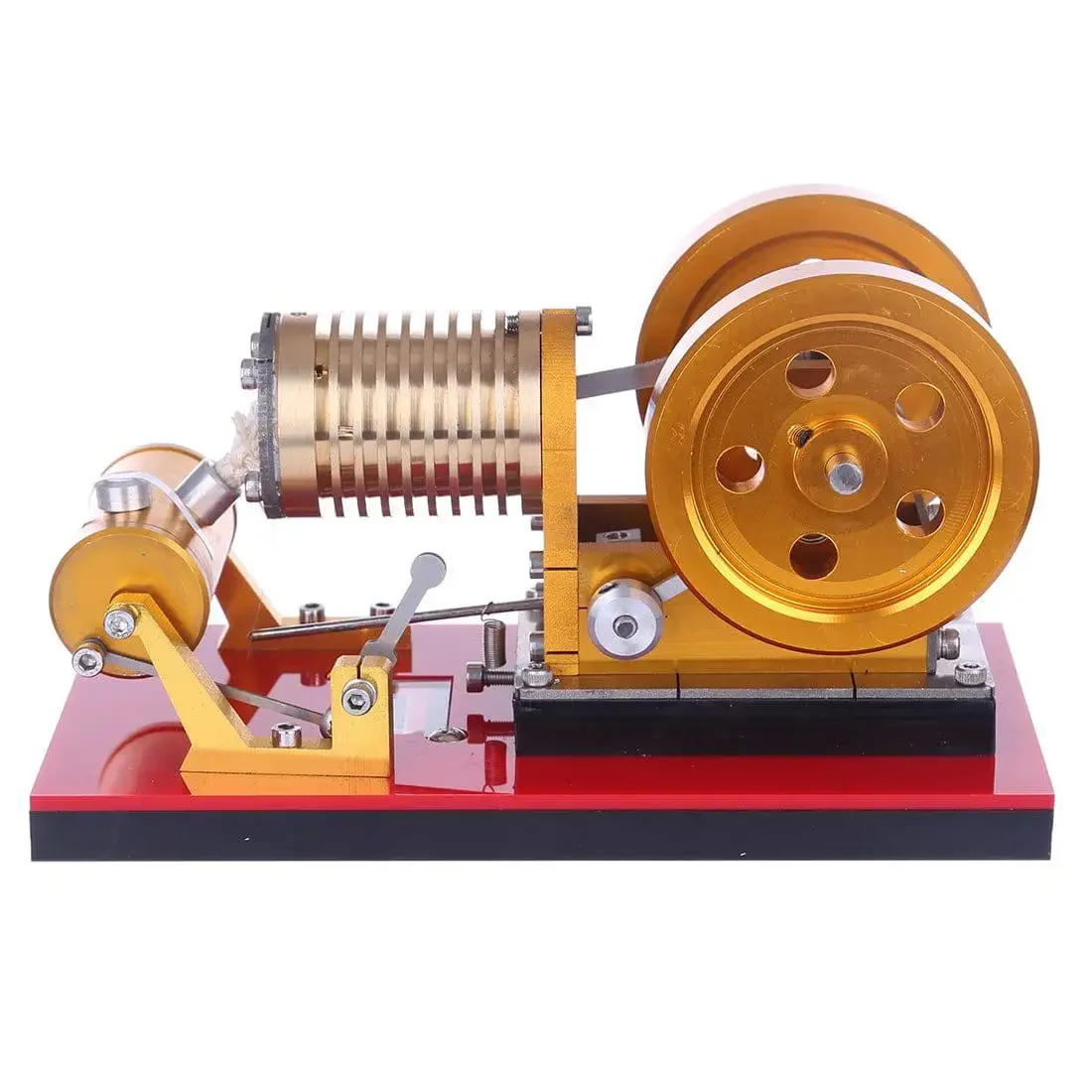 Suction Fire Type Stirling Engine Kit High-end Pure Copper Air Cylinder Heat Energy Model Physics Science Experiment Men Toy