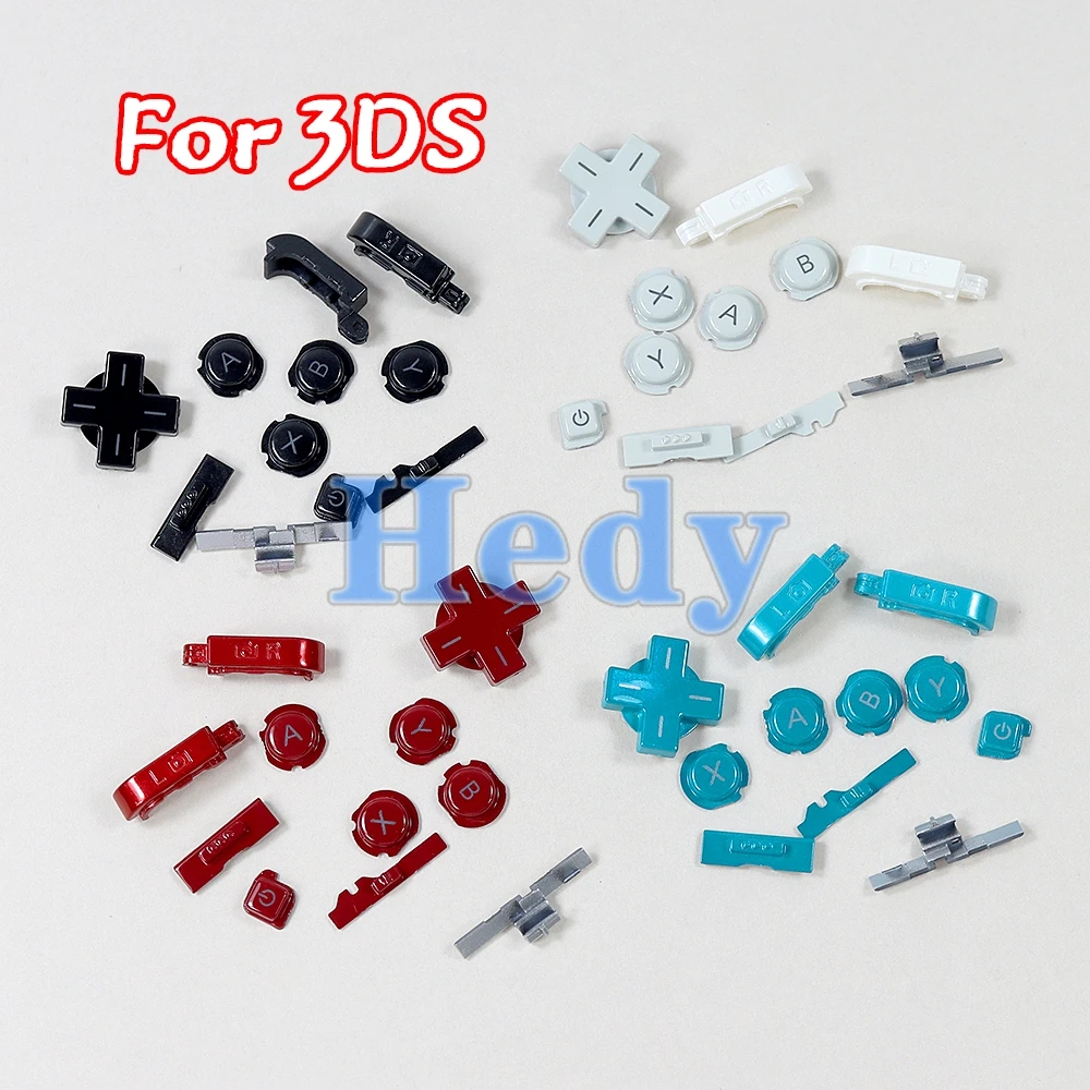 10sets Replacement ABXY D-Pad Button Set For Nintendo 3DS 2012 Old ABXY Power Button Cross On/Off Key