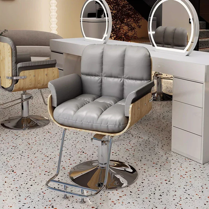 Berber Nail Beauty Chair Luxury Dressing Table Office High Hair Chair Lash Barbershop Chaise Coiffeuse Salon Equipment Furniture