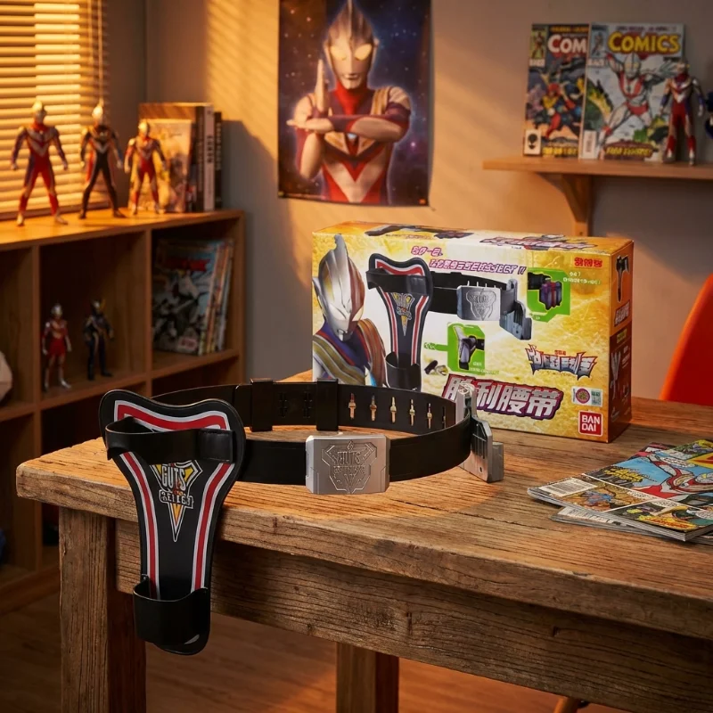 

Интерактивная игрушка-трансформер Bandai Ultraman Victory Belt со звуком и светом, набор для косплея для мальчиков, идеальный подарок для вечеринки