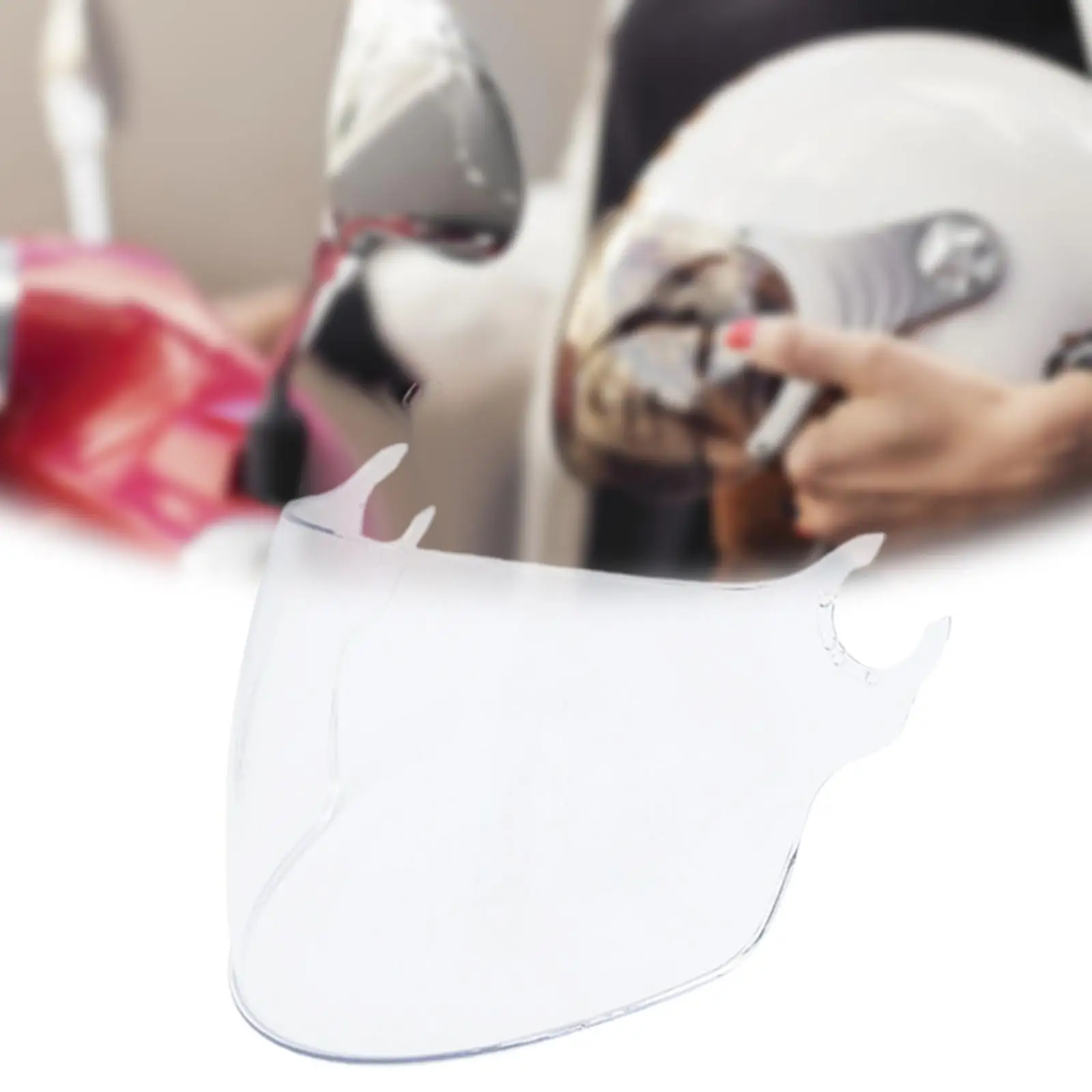 Caschi per PC trasparenti Visiera per lenti Accessorio per casco da motociclista di ricambio Protezione solare per la guida all'aperto