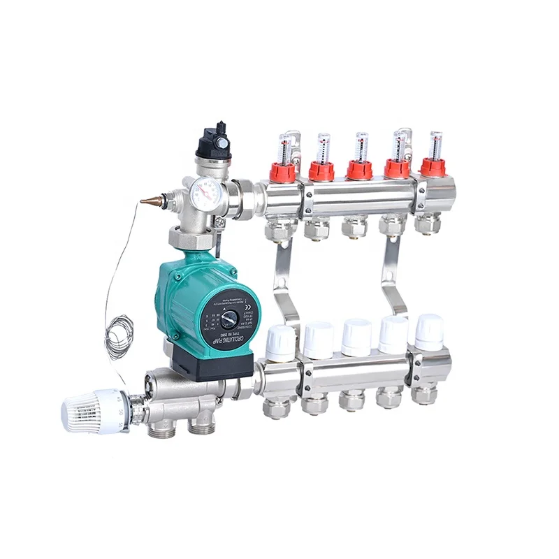 Floor Manifold Water Mixing Pump Kit Floor Radiant Heating