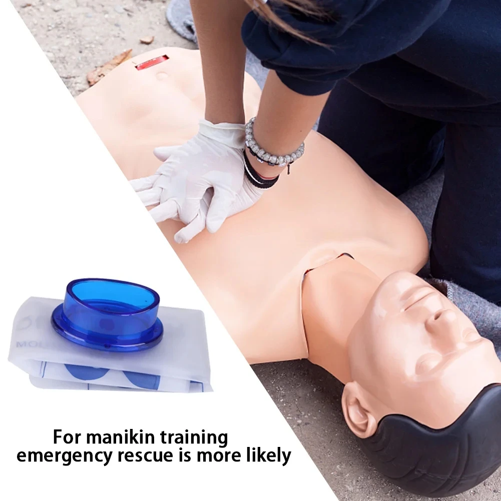 Disposable Emergency Artificial Respiration Mouth-Mouth CPR Face Shield Pocket Size One Valve CPR Mask for Adults and Kids