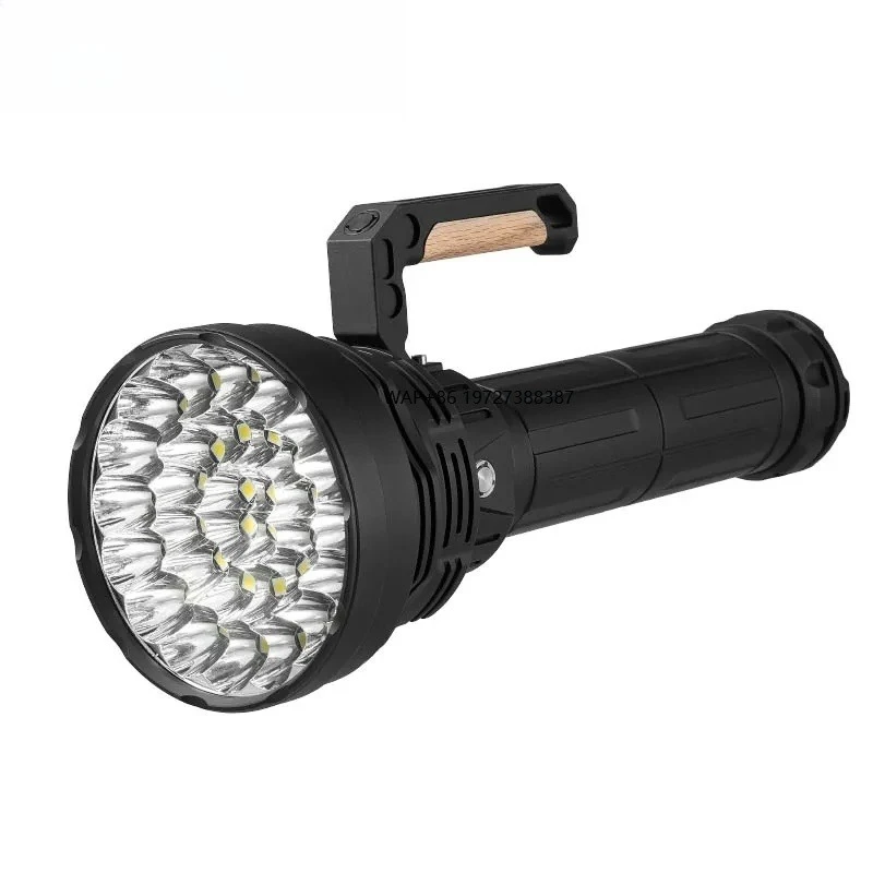 Super Strong Long-Range Outdoor Lighting High-Power Charging Aluminum Body Emergency Handheld Light  Waterproof Flashlight Torch