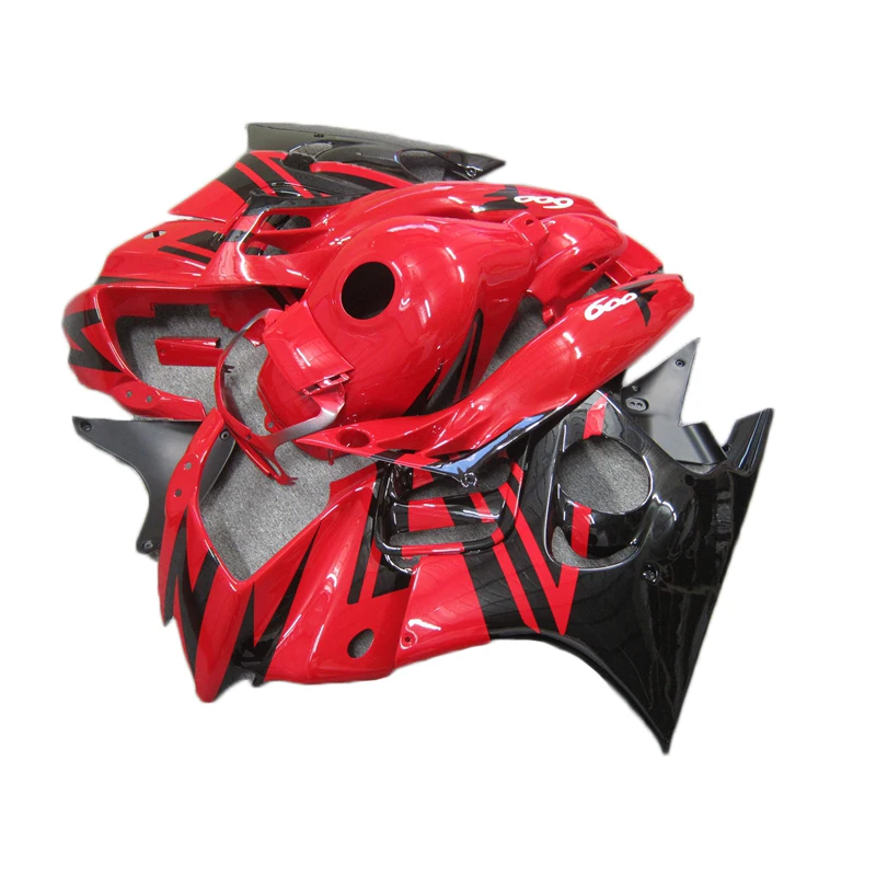 New High Quality Motorcycle Bodyworks Fairing kits for Honda CBR600 F3 1997 1998 red black fairings set cbr600 f3 97 98 71