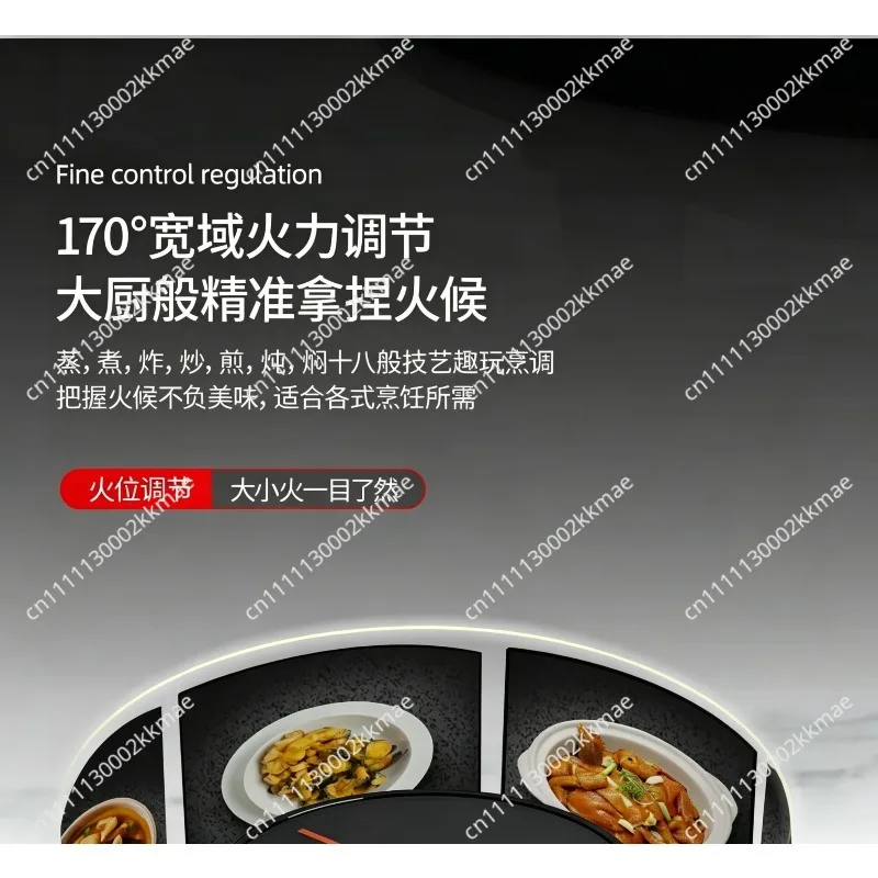 Residential Kitchens Desktop Embedded Rock Plate Stove Cooktops Cooking Gas Burner Cooker