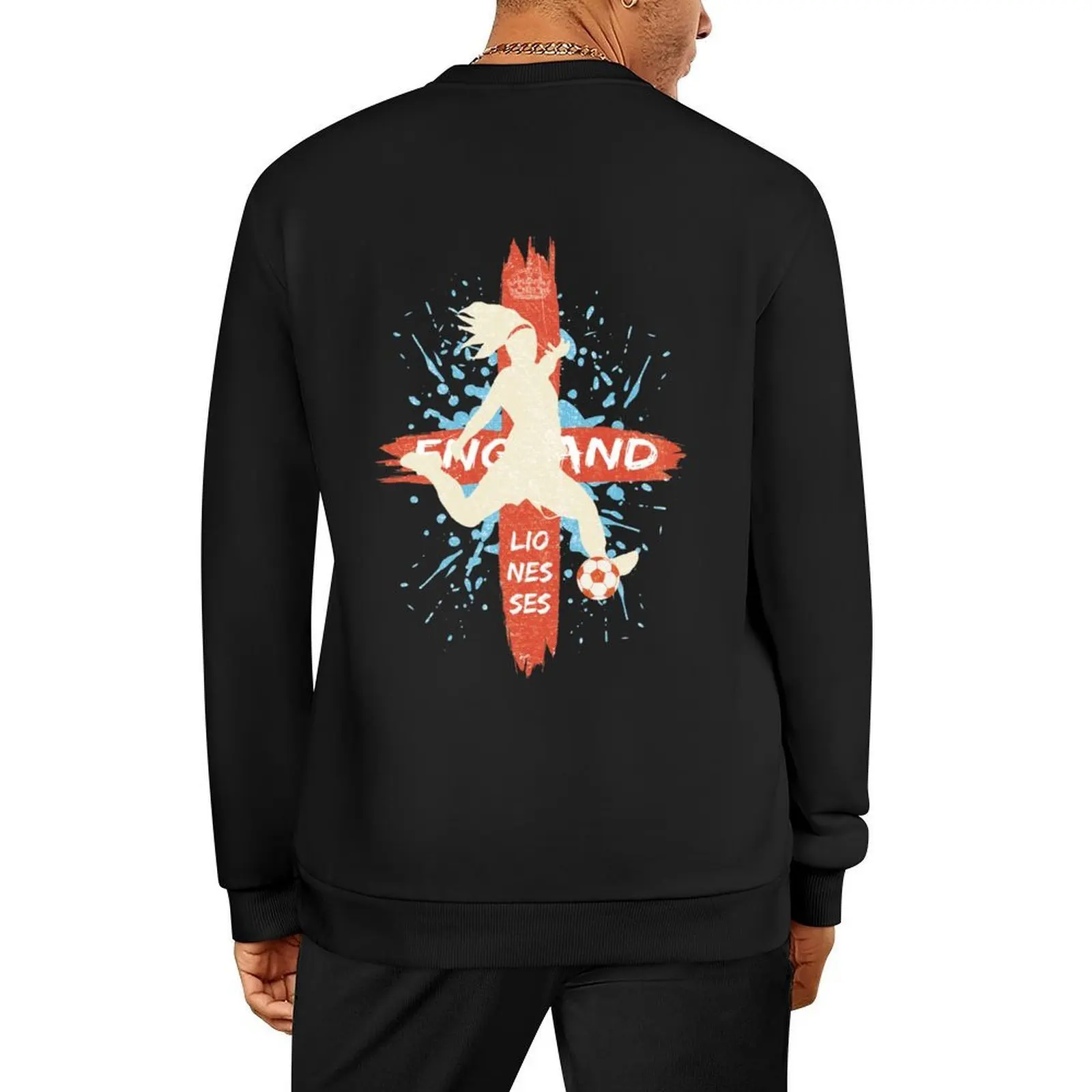 

WOSO England Lionesses - Womens Football Pullover men's clothing mens clothing men's sweat-shirt set sweatshirt male