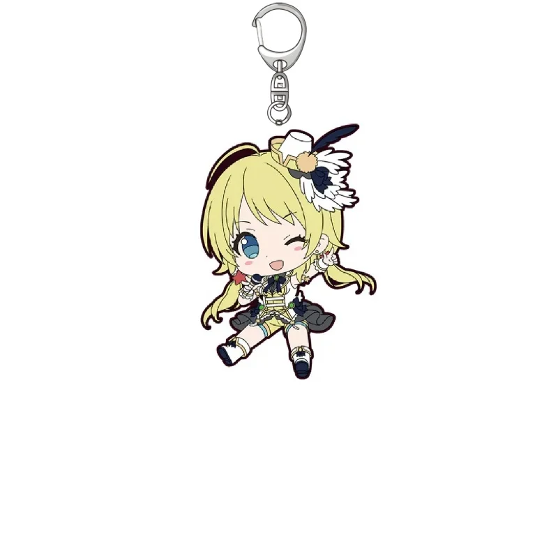 THE IDOLM@STER SHINY COLORS Anime Accessories  Acrylic Keychain Pendant Bag Car Keychain Cell phone Pendant Firend Gifts
