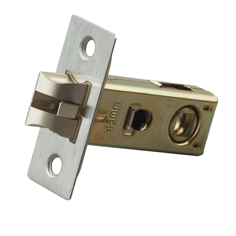 Universal Silent Single Tongue Door Lock Body, Metal Hardware for Bathroom Bedroom Interior Door Replacement image 6