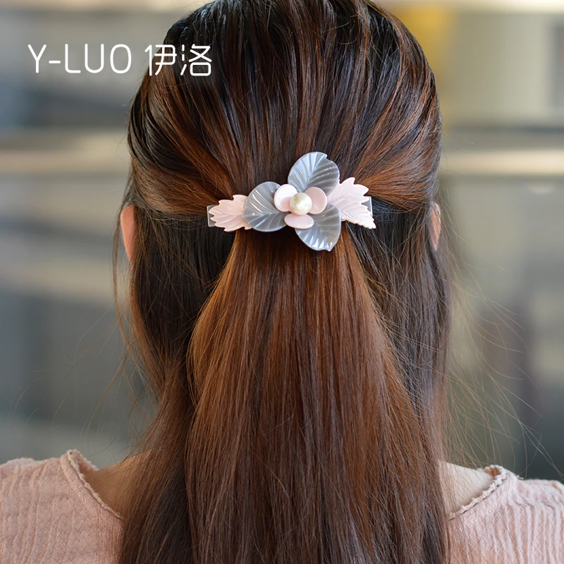 Women Headwear Girls Hairwear Flower Hair Clip Vintage Hair Barrette Cute Hair Accessories For Women