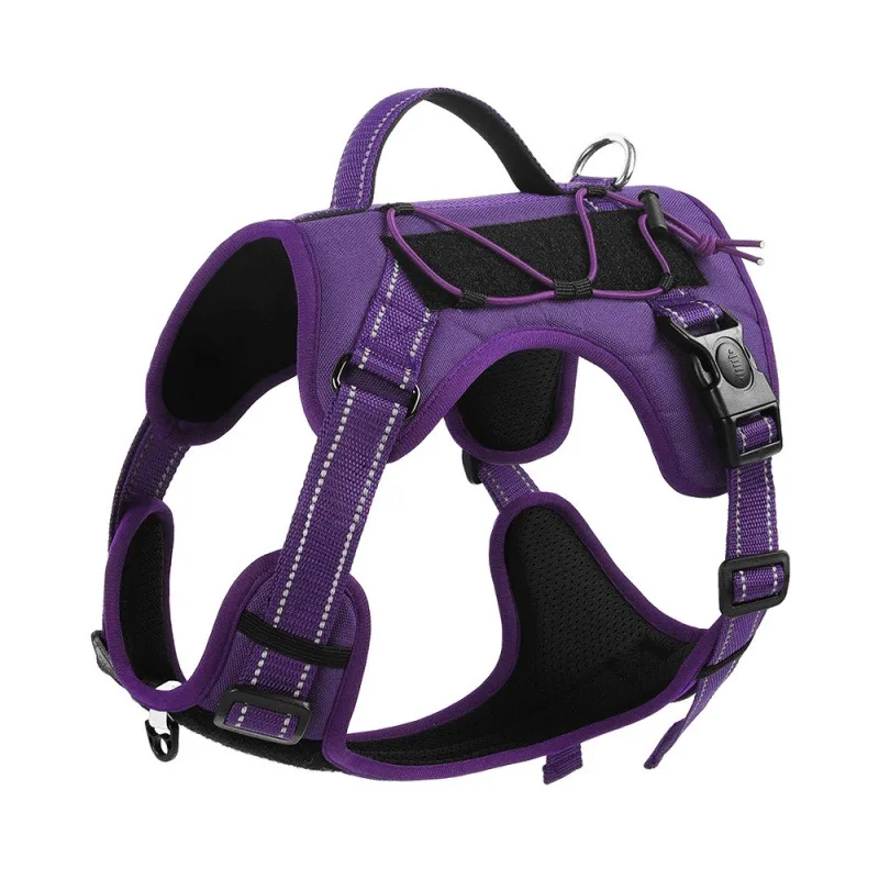 

Dog Chest Strap Vest Reflective Dog Chain Explosion-Proof Impact Tactical Chest Strap Large Dog Chest Strap Lightweight Dog Use