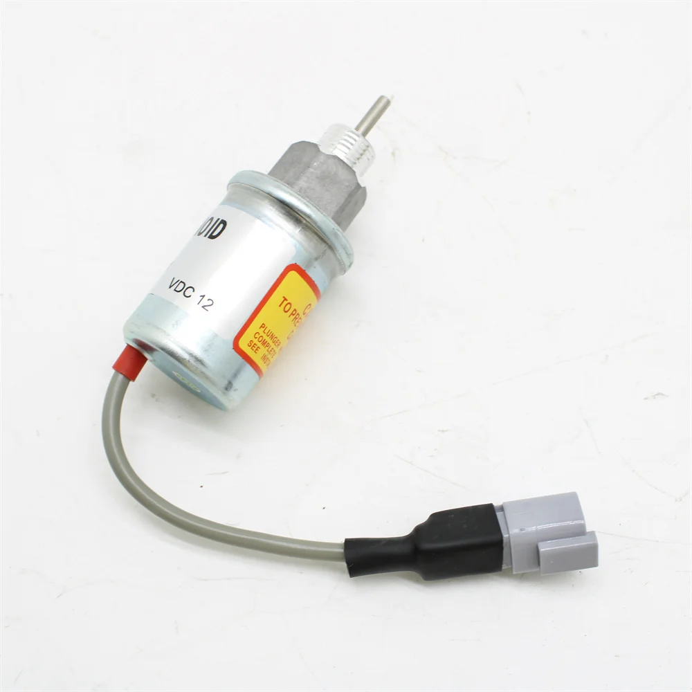 

Stop Solenoid valve 716/30201 716-30201 Compatible with Excavator 8040ZTS 8045ZTS 8035ZTS 8018 8027Z 803 Plus 802.7 71630201