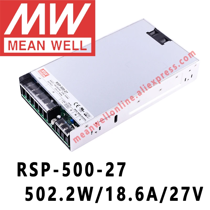 Mean Well RSP-500-3.3V/5V/12V/15V/24V/27V/48V Switching Power Supply Meanwell 500W PSU PFC function