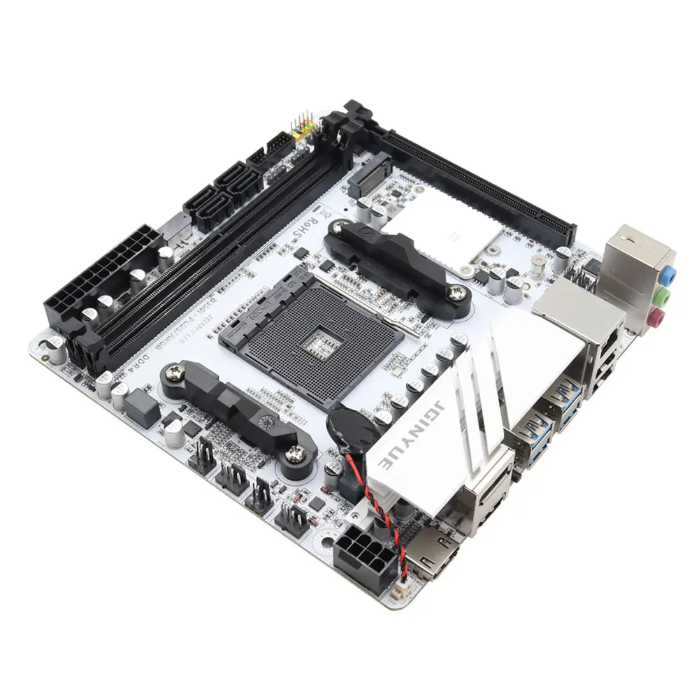 Материнская плата JGINYUE B350I-PLUS/ARGB AM4 ITX