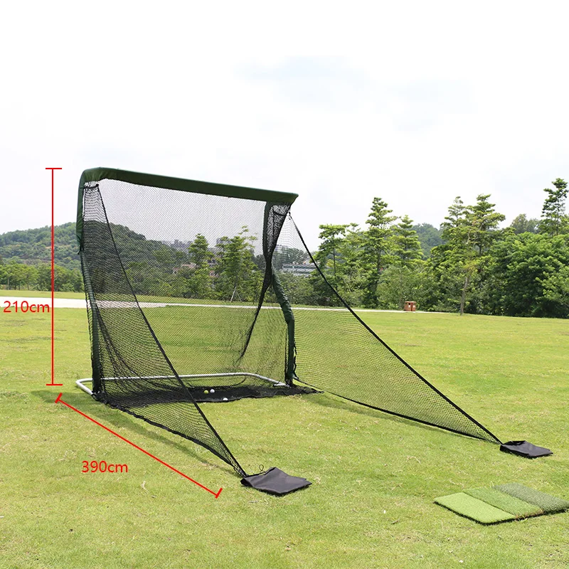 شبكة ضرب ممارسة الجولف على شكل حرف Z بطول 7 أقدام مع شبكة جانبية مصممة لوسائل تدريب عشاق الجولف #3