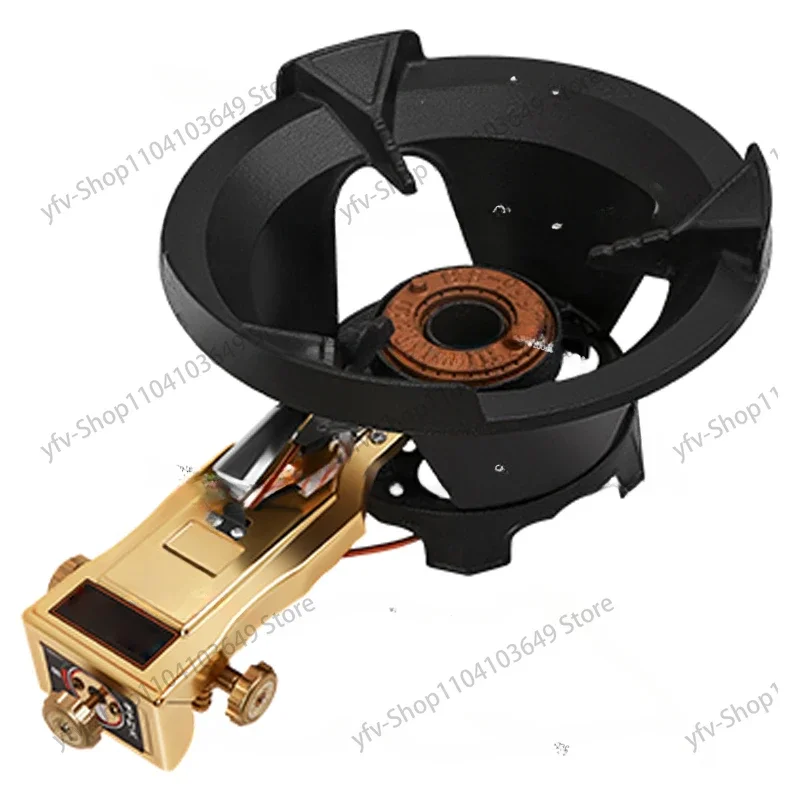 

High-Pressure Gas Range, Single-Port Liquid Propane Burner for Hotels, Restaurants, Domestic Kitchen Stove, 45kW