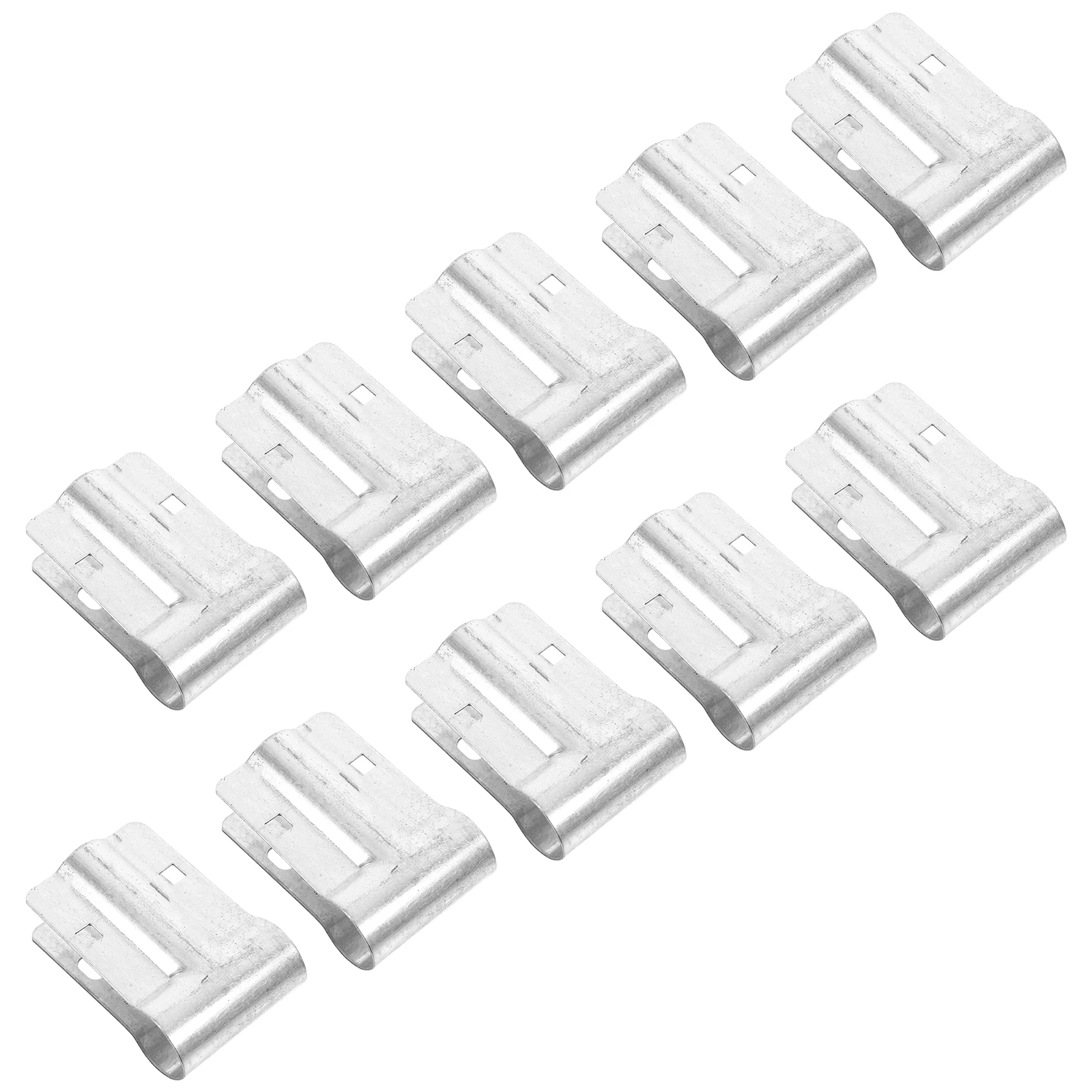 

10 Pcs Type Pipe Connector Clamps Greenhouse Accessories Smooth Greenhouse Accessory Steel Rail Clamps For Gardening Projects