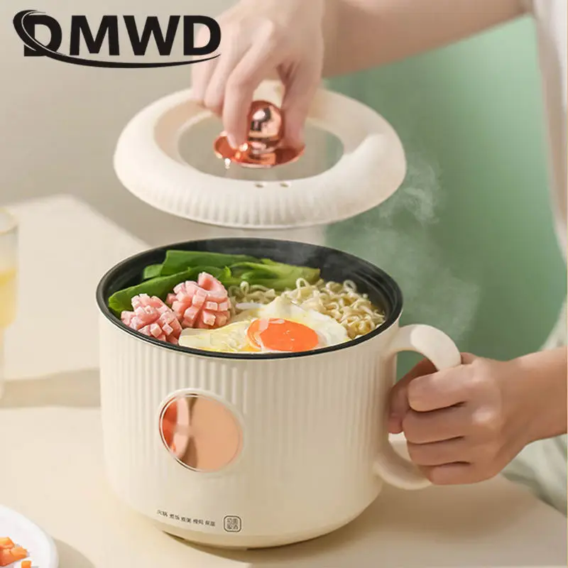 1.7L Smart Electric Cooking Pot Noodles Egg Boiler Stew Soup Stir-fry Pan Food Steamer Hotpot Multicooker Keep warm Rice cooker