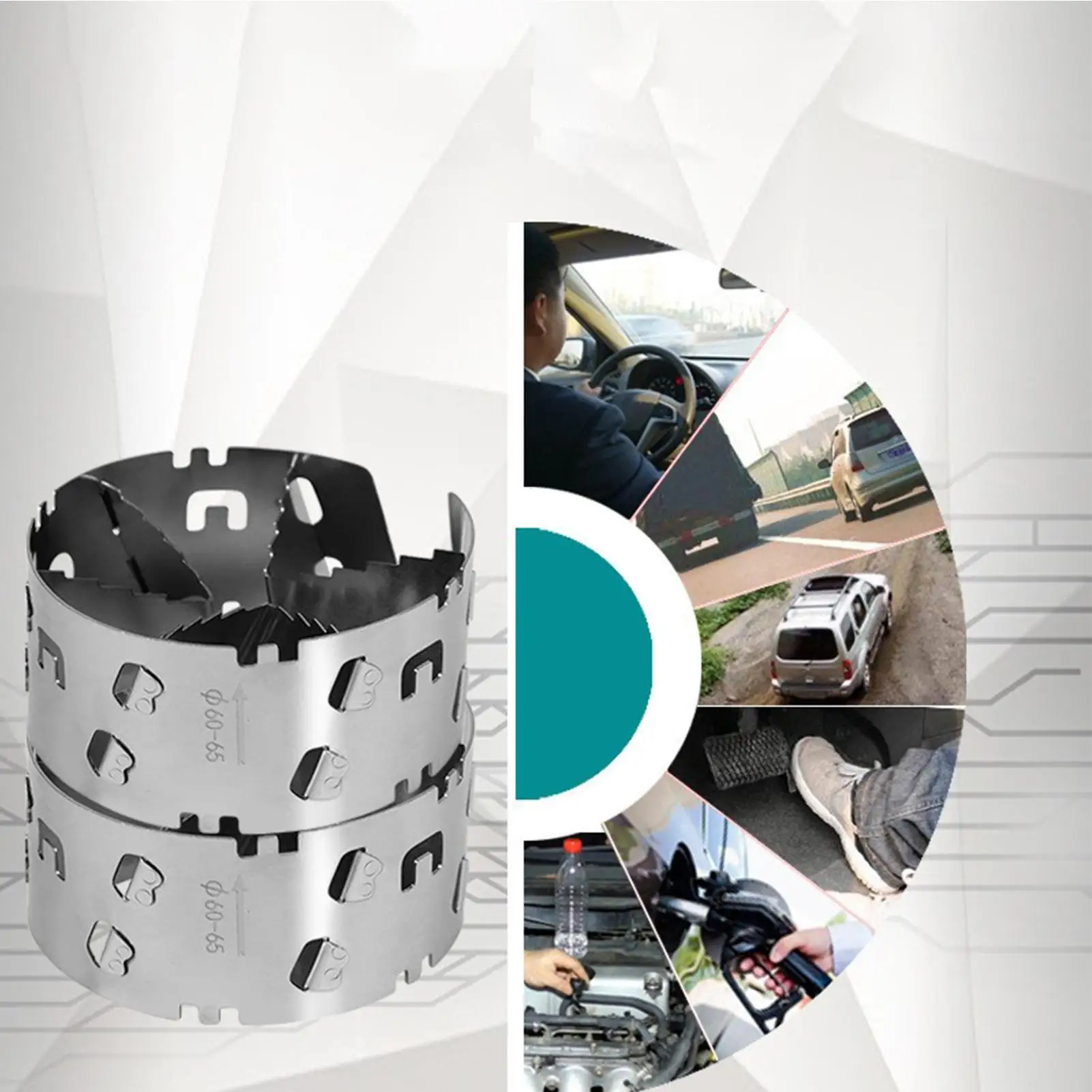 Adattatore per turbocompressore per auto Aspirazione aria automatica Turbonatore Fibbia di sicurezza Supercaricatori Velocità Turbina ad aria Acceleratore Risparmiatore ventola modificata