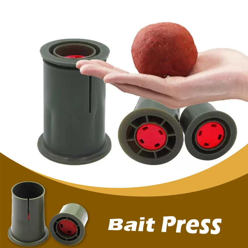 

Easy-Use Fishing Bait Mold - 1pc Compact Tool for Creating Perfect Carp Feeder Balls Every Time