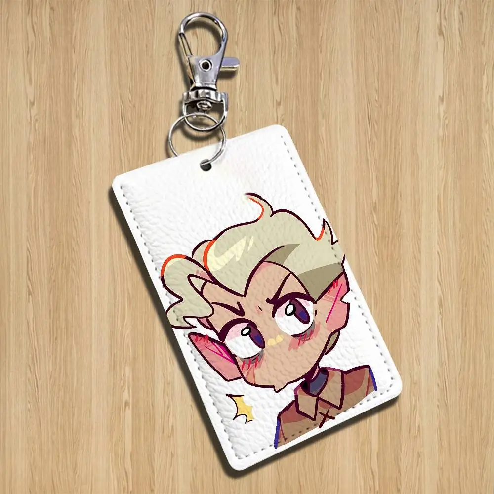 Grimwalker Hunter cool The Owl House Card Holder Keychain Key Ring Door Lock Access Protective Case For Security Gift image 5