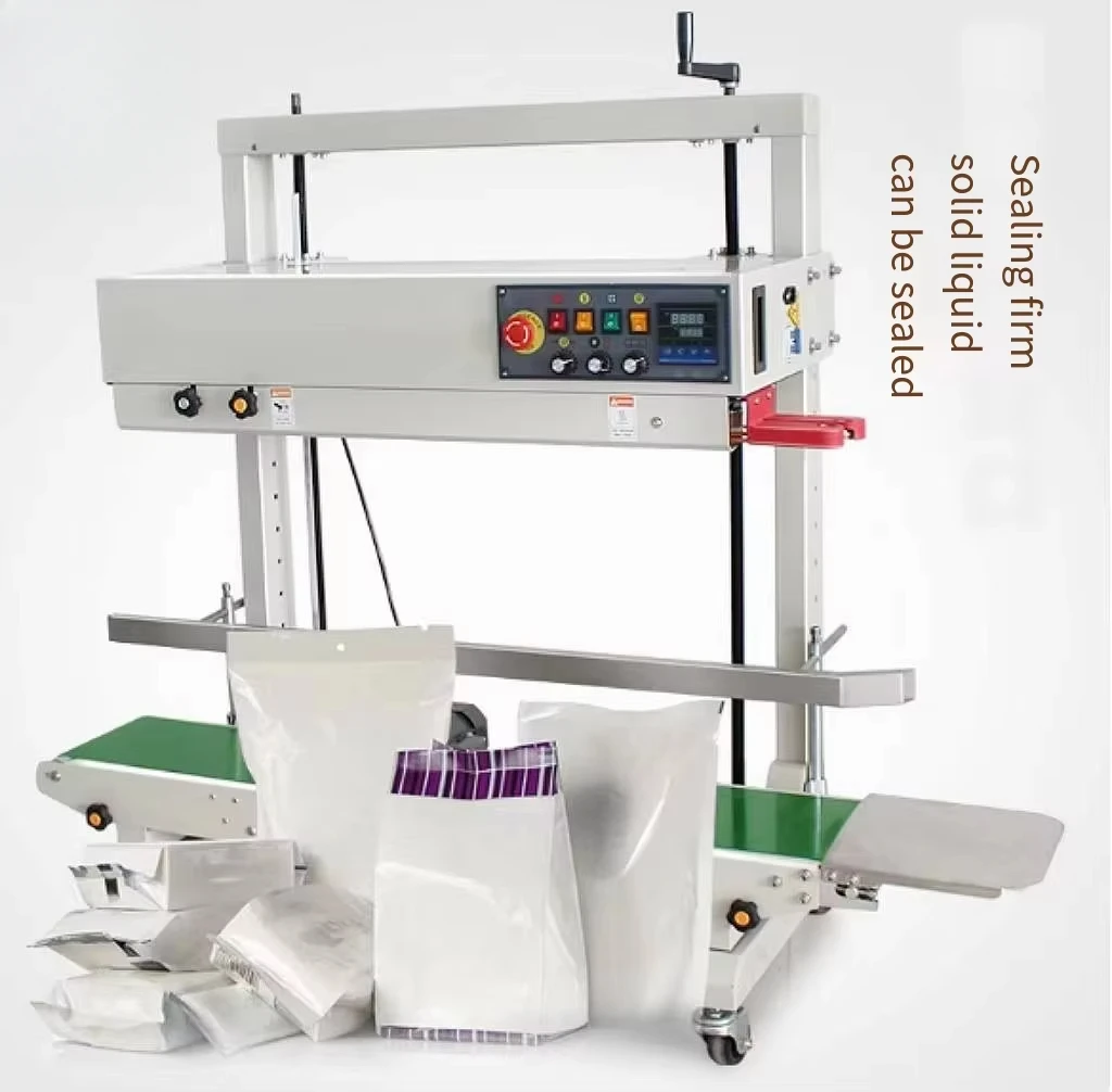 

FR-1200V Automatic Vertical Plastic Film Bags Heat Sealing Machine Continuous Band Sealer Machine