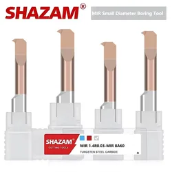 SHAZAM MIR Small Diameter Thread Boring Tools Tungsten Steel Carbide CNC Machine Anti-Seismic Inner Hole A60 Boring Tool