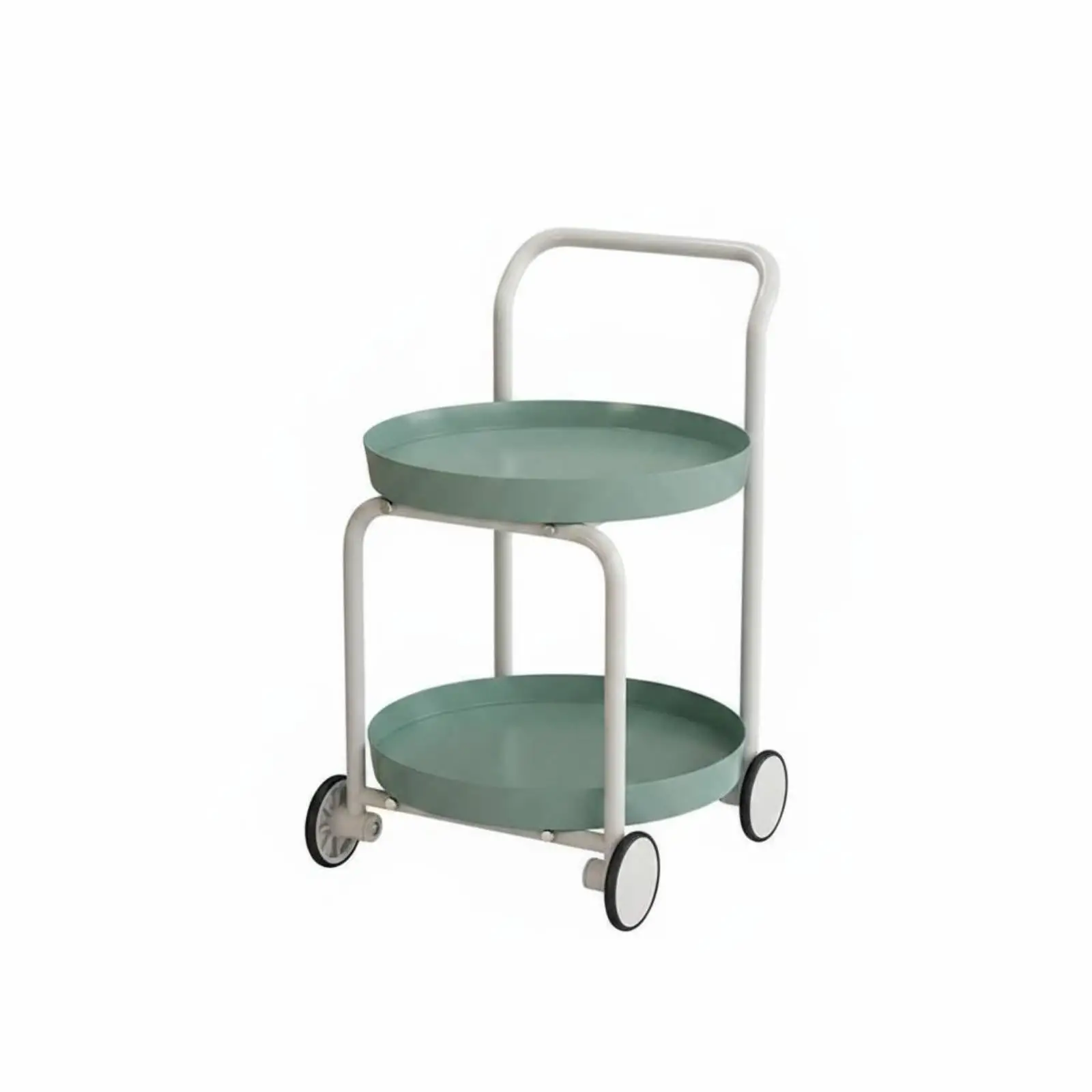 Adjustable Mobile Table for Couch Bed and Armchair with Sturdy Frame and Easy Glide