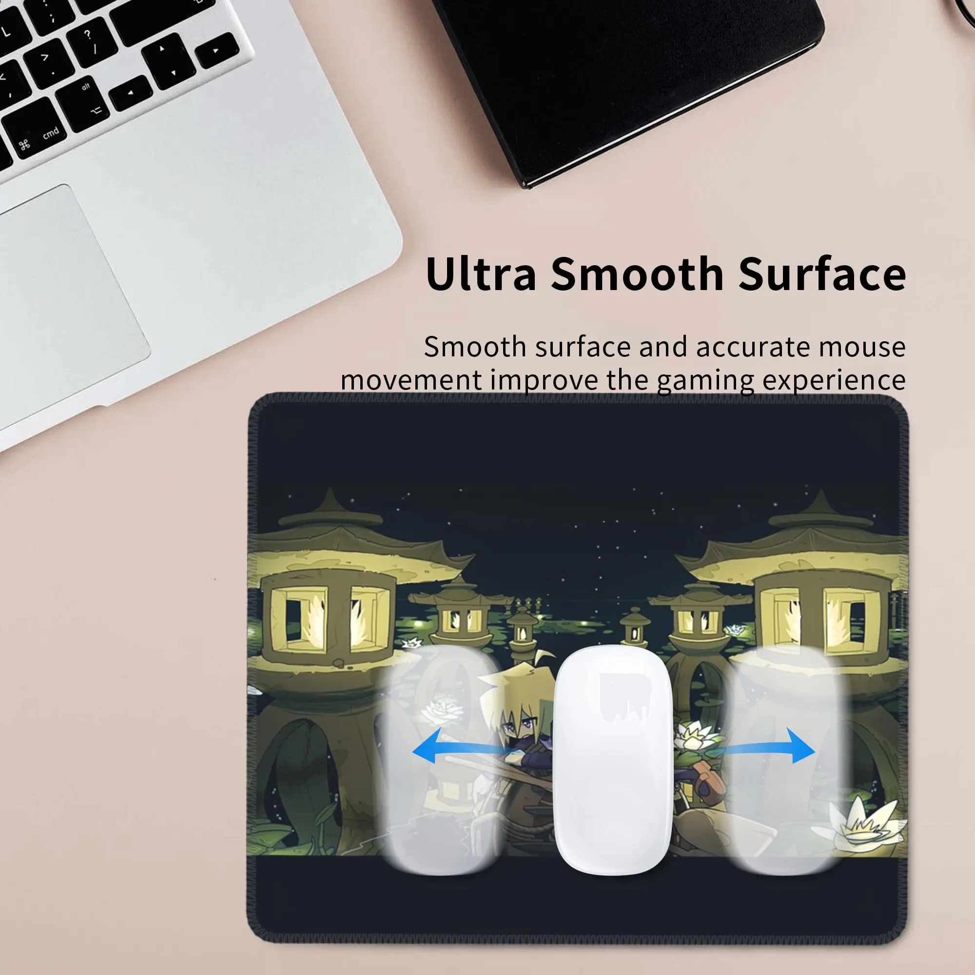 夢 2kki ランプリストーンマウスパッドコンピュータキーボードマウスマットゲーマー PC ラップトップデスクマットオフィスアクセサリーテーブルマット