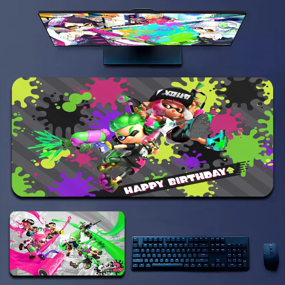 

Game Splatoon Anti-Slip PC Gaming Mouse Pad Gamer Desk Mats Keyboard Pad Mause Pad Muismat