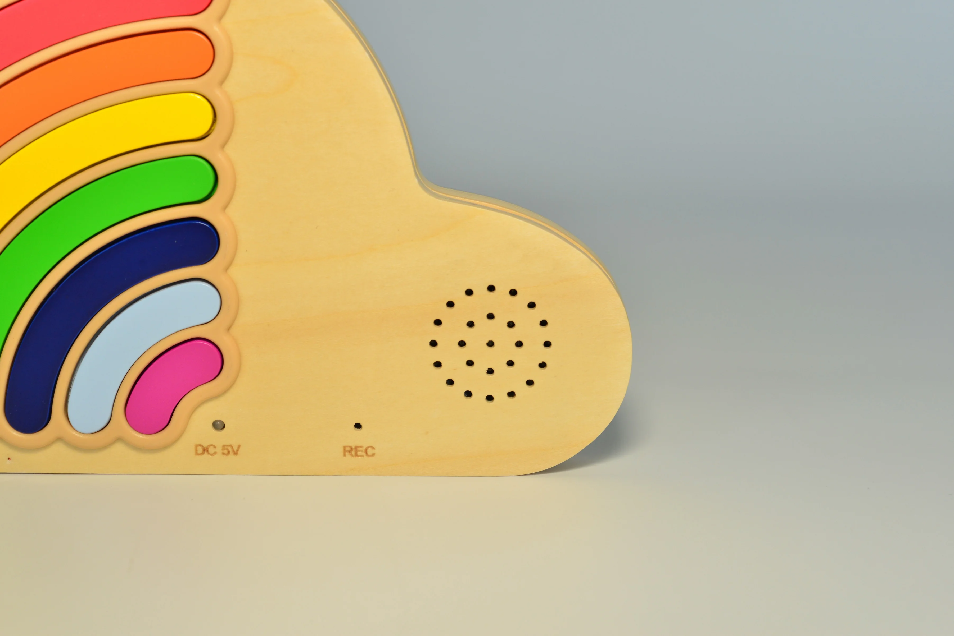TOG Wooden Rainbow Recordable Board | Sensory Early Education, Puzzle Logic & Fun Kids Toy