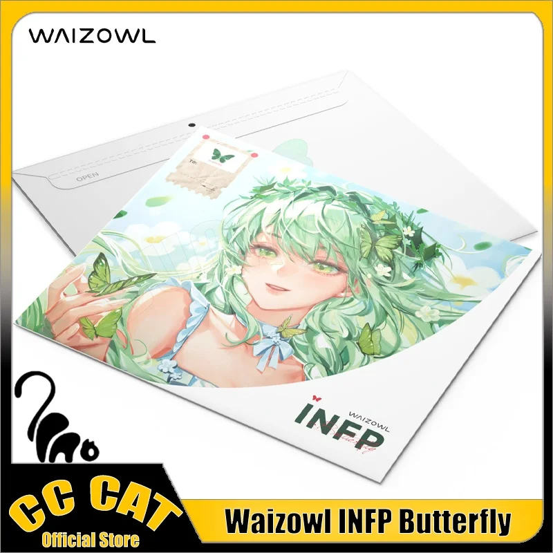 

Игровой коврик для мыши Waizowl INFP Little Butterfly 490x420 мм, мягкий коврик для мыши Xsoft, аксессуары для геймеров, подарки для Fps Apex Delta