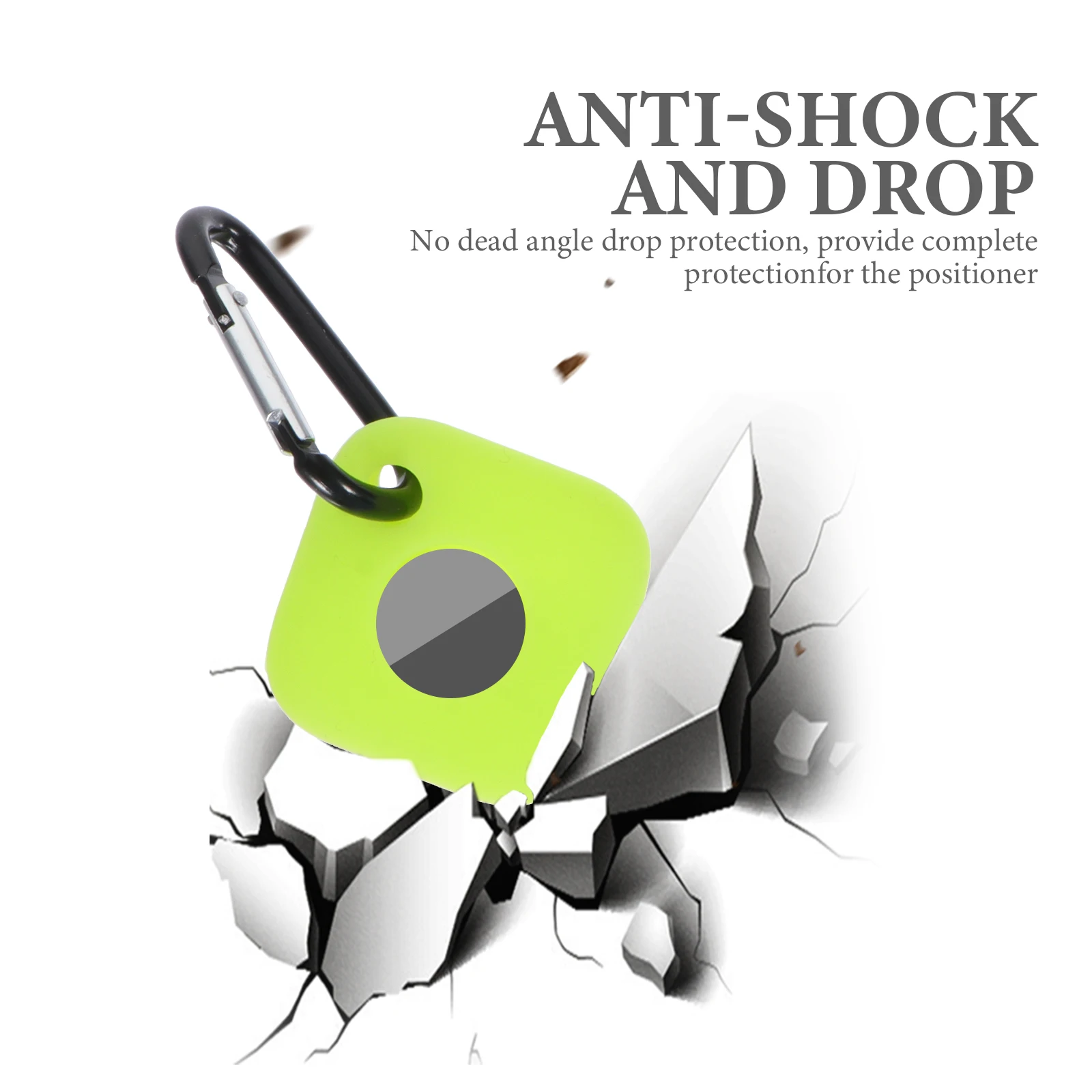 

3Pcs Tracker Protective Cover Silicone Case Accessory Shockproof Keychain Protector for Tile Mate