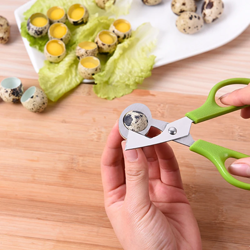 Egg Scissors Stainless Steel Quail Egg Scissor Opener Egg Open Blade Clipper Creative Tools Set For Kitchen Accessories